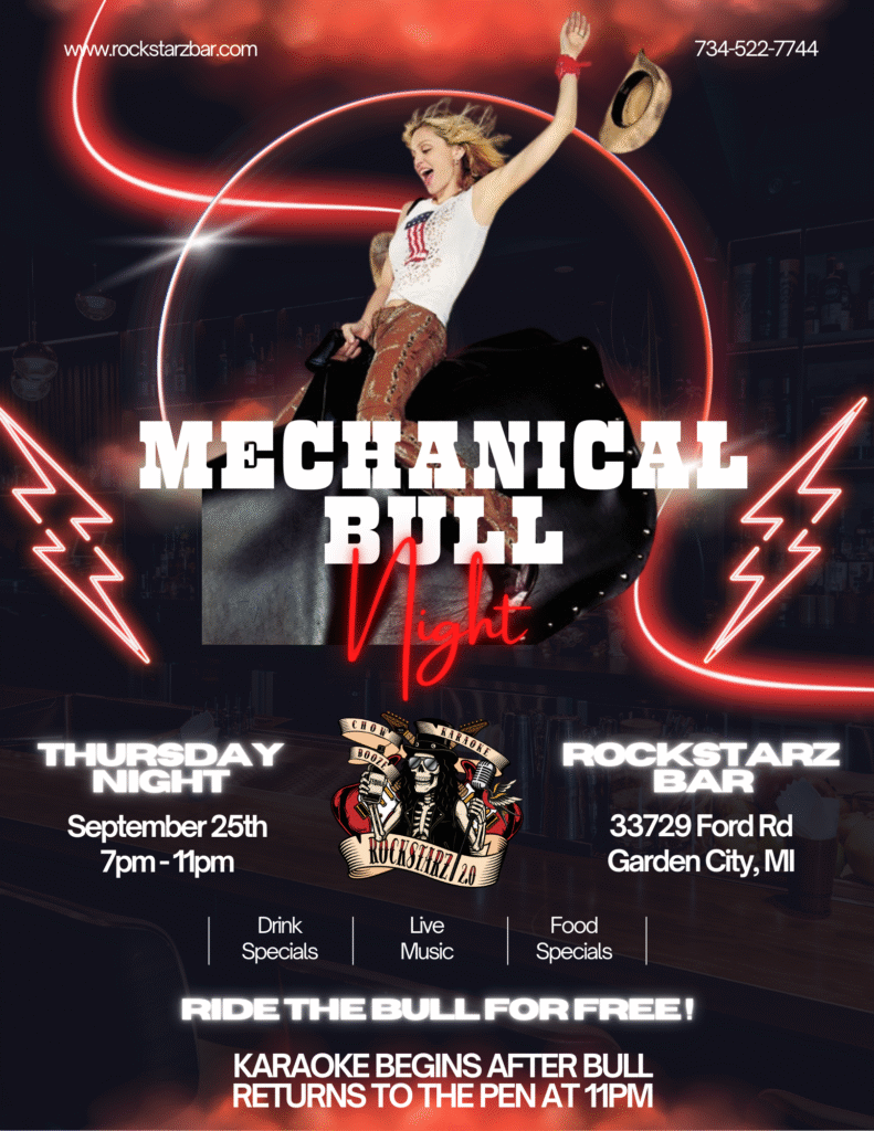 Mechanical Bull Night at Rockstarz Bar